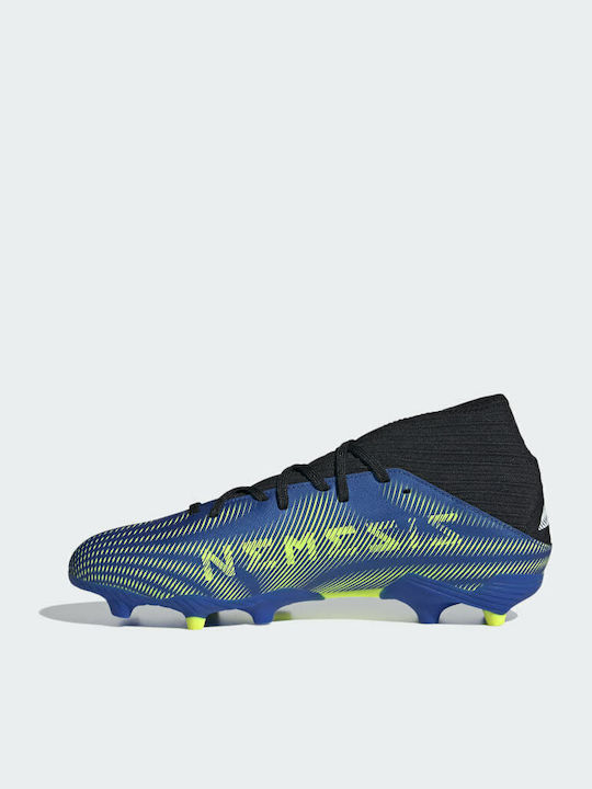 Adidas Nemeziz.3 FG Ψηλά Ποδοσφαιρικά Παπούτσια με Τάπες Μπλε