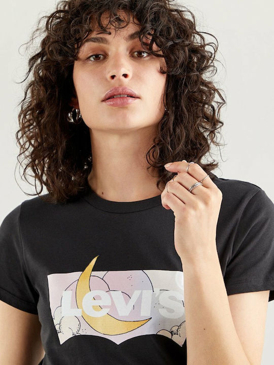 Perfect Batwing Dreamy Γυναικείο T-shirt Μαύρο