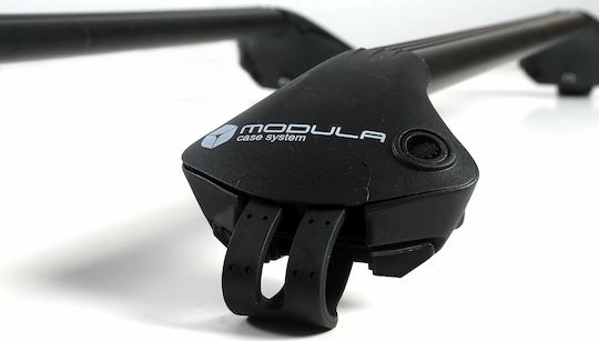Modula Aluminum Car Roof Bars 119cm for Mini Paceman for Cars with Factory Bars Set with Roof Rack Legs Black