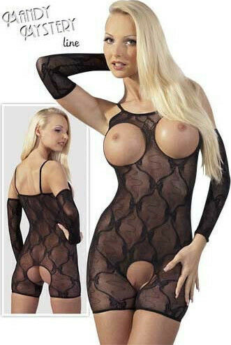 Mandy Mystery Black Net Set