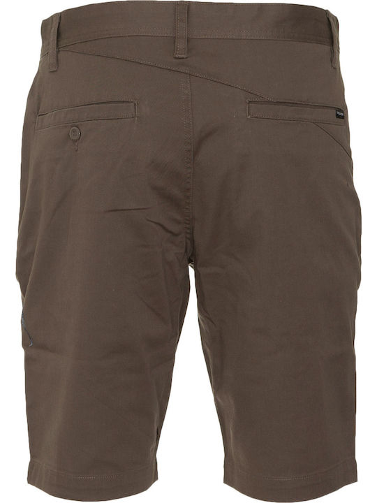 Frickin Modern Stretch Ανδρική Βερμούδα Chino Καφέ