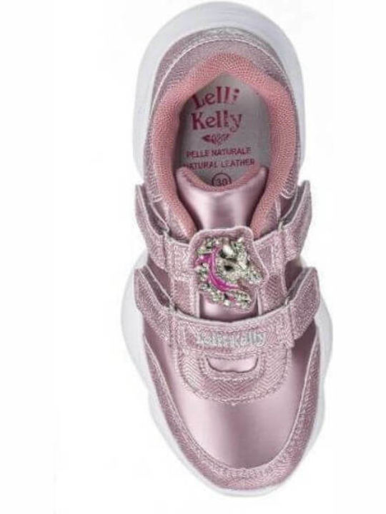 Unicorn Kinder Sneakers Anatomisch mit Klettverschluss Rosa