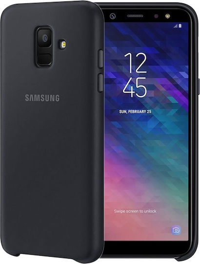 Samsung Задна корица Пластмаса Черен (Galaxy A6 2018) WW