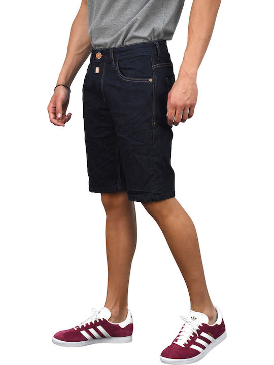 EV0079 Ανδρική Βερμούδα Τζιν Navy Μπλε