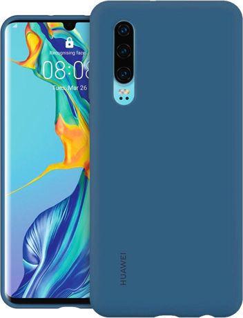 Huawei Задна корица Силикон Син (Huawei P30)