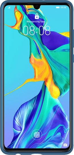 Huawei Задна корица Силикон Син (Huawei P30)