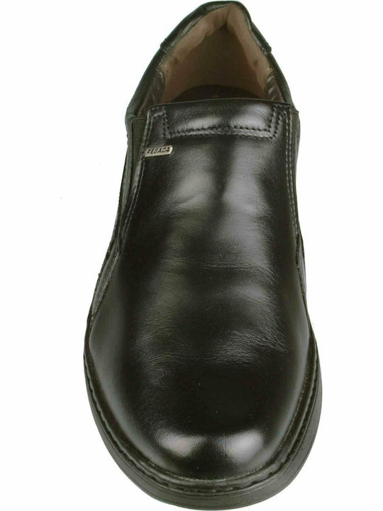 Pegada Men's Leather Casual Shoes Black