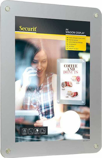 Securit PFW-A4-GY Rahmen A4 Grau