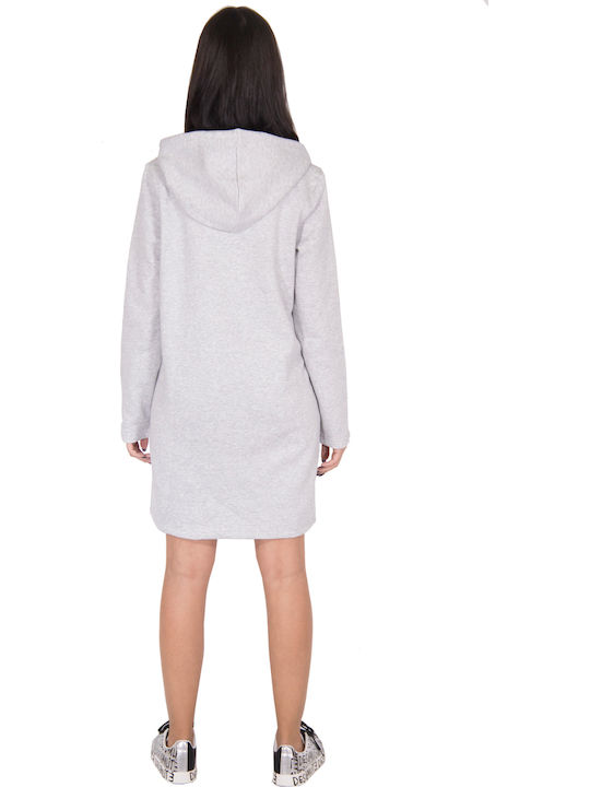 Roxy Midi Athletic Dress Long Sleeve Gray ERJKD03268-SGRH