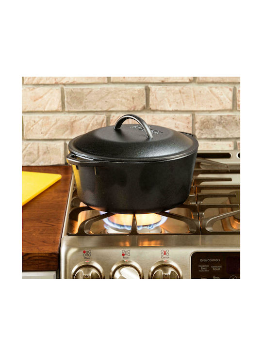 Lodge Dutch Oven Deep Pot made of Cast Iron 4.73lt / 28cm