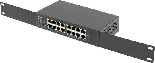 Lanberg RSGE-16 Unmanaged L2 Switch με 16 Θύρες Gigabit (1Gbps) Ethernet