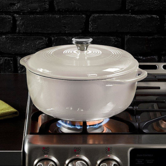 Lodge Βαθιά Κατσαρόλα από Μαντέμι 5.68lt / 27.5cm