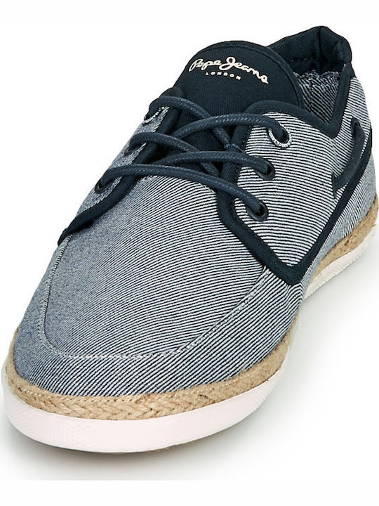 Maui Boat Chambray Υφασμάτινες Ανδρικές Εσπαντρίγιες σε Μπλε Χρώμα