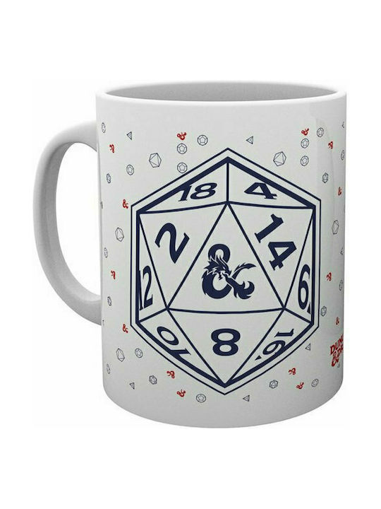 GB eye Dungeons and Dragons Ceramic Cup White