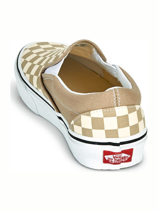 Classic Checkerboard Πάνινα Ανδρικά Slip-On Μπεζ
