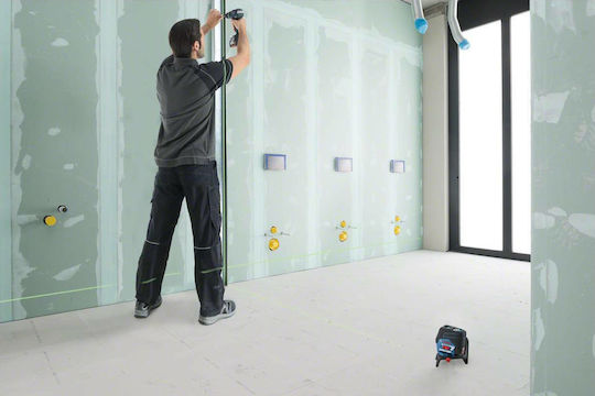 Bosch GCL 2-50 CG Combi Самонивелиращо Линейно Лазерен нивелир Зелен лъч 1.5V с Работен обхват 20м
