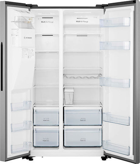 Hisense Side-by-Side Kühlschrank 562Es Total NoFrost H179.3xB90.8xT68.7cm. Inox RS694N4TIE