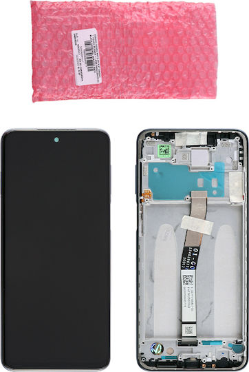 Xiaomi Οθόνη με Μηχανισμό Αφής και Πλαίσιο για Redmi Note 9 Pro / Note 9s (Γκρι)