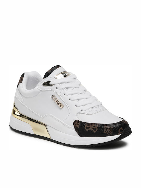 Moxea Sneakers Alb / Negru