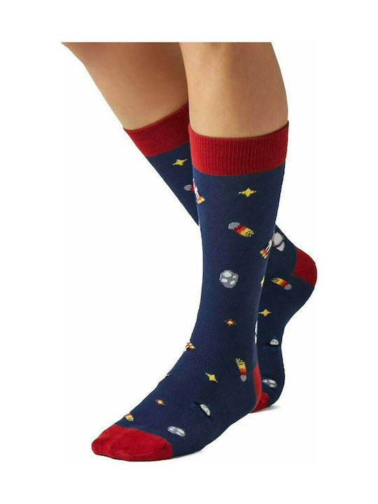 Besocks® BeSpace organic cotton κάλτσες navy - us000026-bl