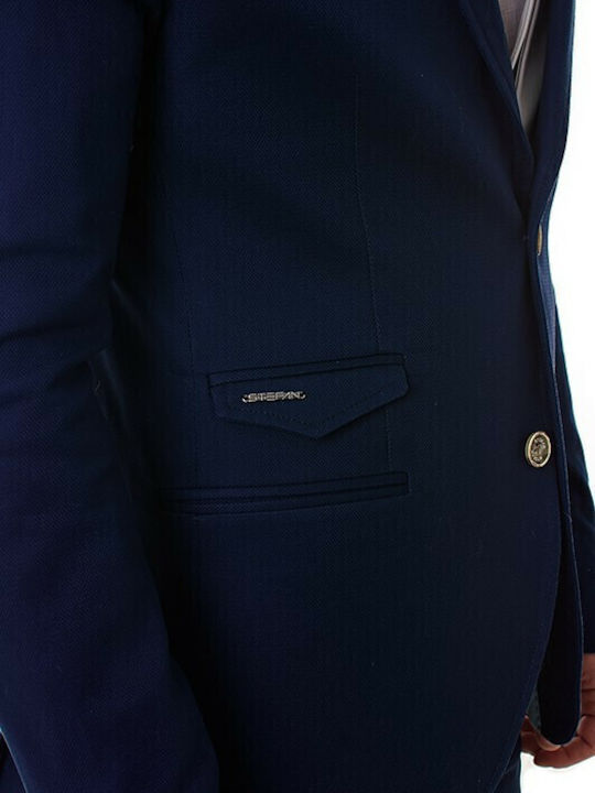 Ανδρικό Σακάκι Navy Μπλε