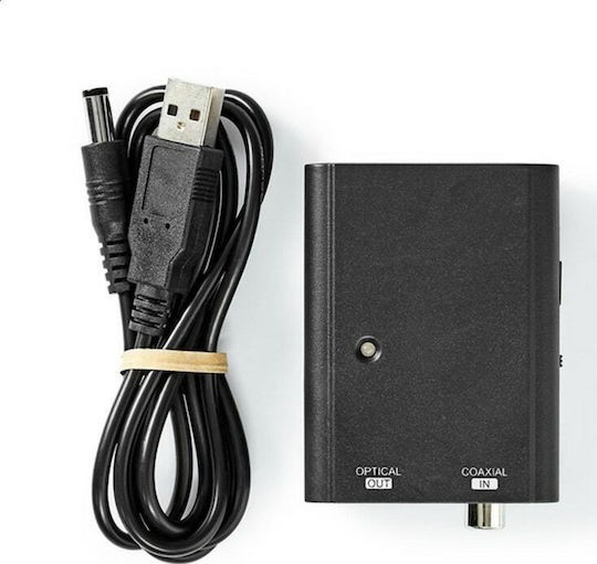 Nedis Μετατροπέας RCA female σε Toslink female 1τμχ ACON2505BK
