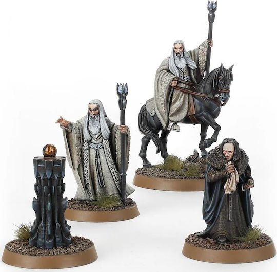 Games Workshop Warhammer Middle-Earth Strategy Battle Game: Saruman the White & Grima Unpainted Figures 99121464029