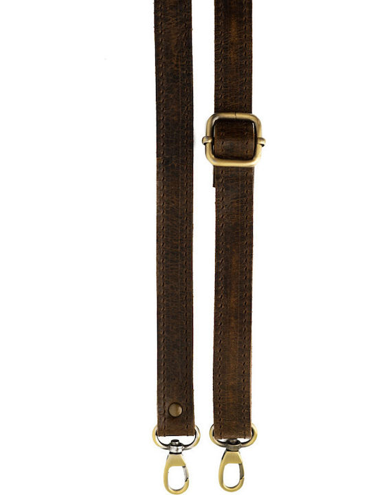 Leder Herrentasche Schulter / Crossbody Braun