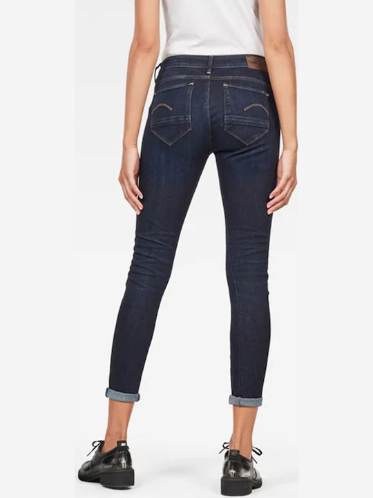 G-Star Raw Women's Jean Trousers Mid Rise in Skinny Fit Dark Aged