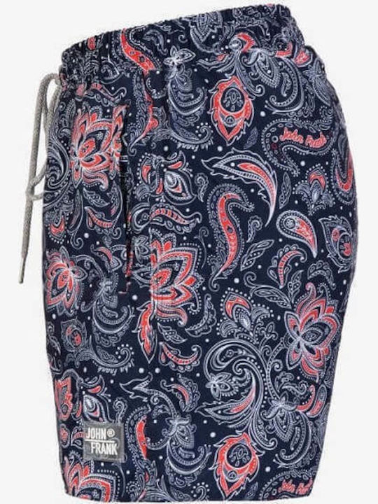 Paisley Herren Badebekleidung Shorts Marineblau mit Mustern