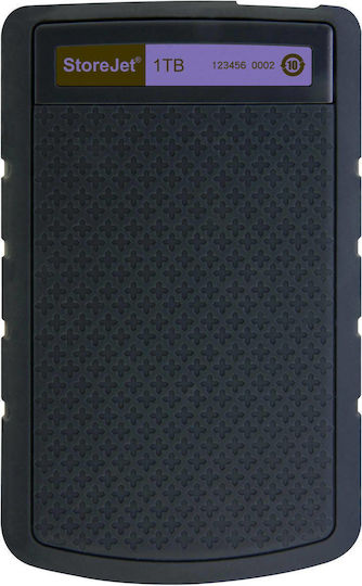 Transcend StoreJet 25H3P USB 3.0 External 2.5" HDD 1TB Purple