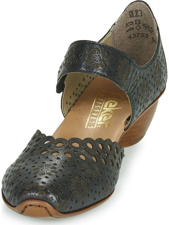 Anatomic Leather Black Heels