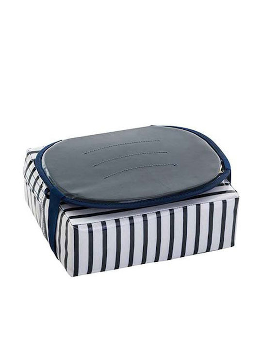 Baby to Love Portable Fabric Booster Seat for Chair Easy Up Booster Blue Striped