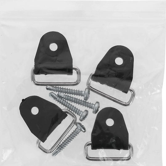 Sumex Car Luggage Net Universal με Γάντζους Large Black 110x100cm 9pcs