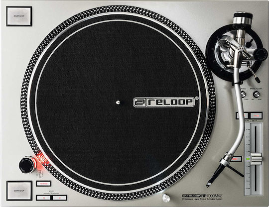 Reloop RP7000MKII Plattenspieler mit Vorverstärker Silber