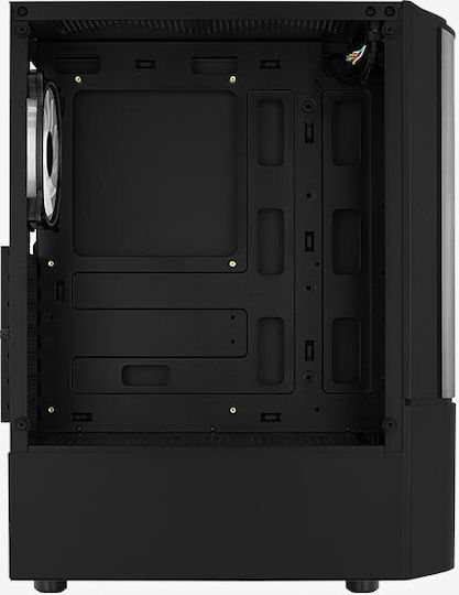Aerocool Quantum v2 Gaming Middle Tower Cutie de calculator cu iluminare RGB Negru