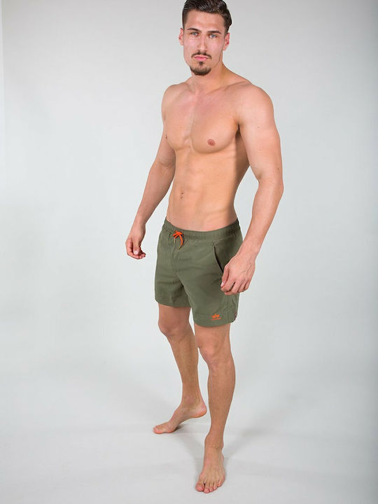 Herren Badebekleidung Shorts Khaki