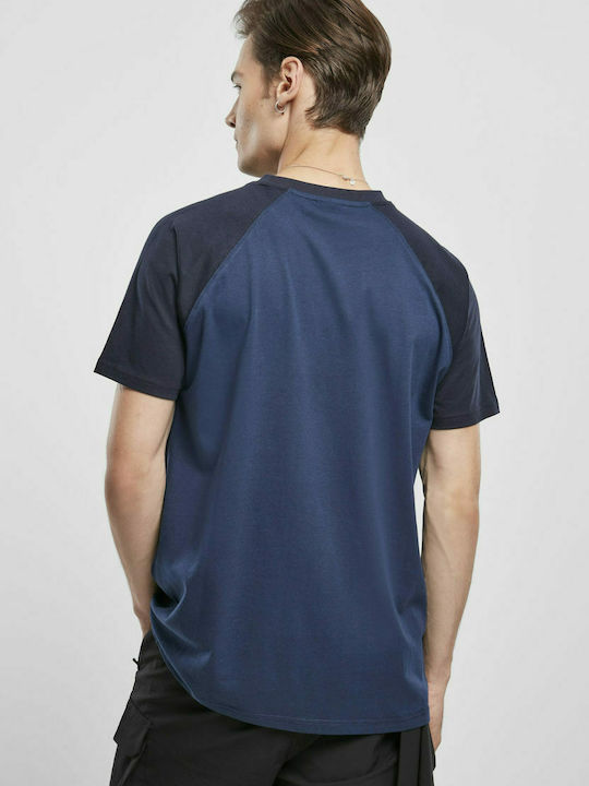 Urban Classics Ανδρικό T-shirt Dark Blue / Midnight Navy Μονόχρωμο