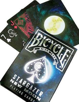 Bicycle Stargazer New Moon Spielkarten Schwarz