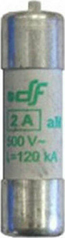 Adeleq Sicherung Zylindrisch Porzellan 14x51mm 2A (88-10289) 1Stück