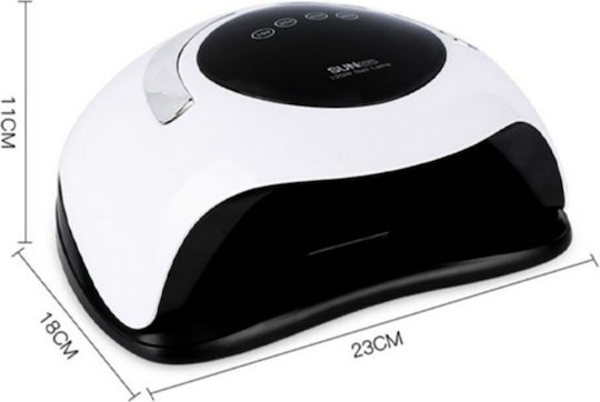 Sun Nail Polish Curing Lamp UV / LED 120W White