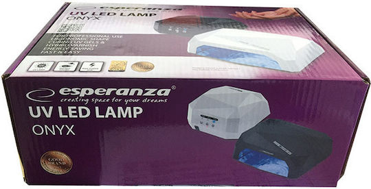 Esperanza Onyx Nageltrockner UV / LED 36W Weiß