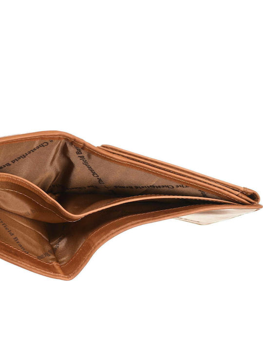 Leather Men's Wallet Classic Tabac Brown