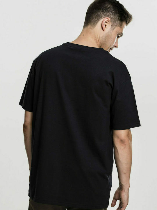 Urban Classics Ανδρικό T-shirt Μαύρο Μονόχρωμο