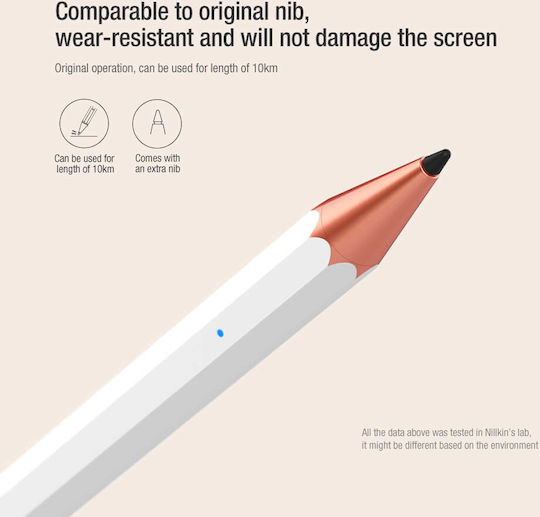 Nillkin Crayon K2 Digital Touch Pen mit Palm Rejection für iPad in Weiß Farbe 57983101343