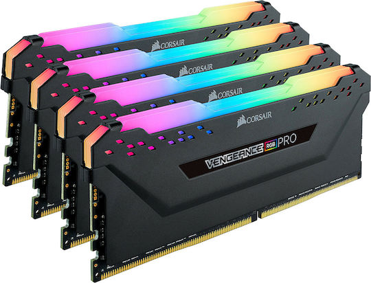 Corsair Vengeance RGB Pro 32GB DDR4 RAM with 4 Modules (4x8GB) and 3600 Speed for Desktop