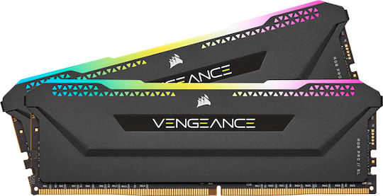 Corsair Vengeance RGB Pro SL 32GB DDR4 RAM cu 2 module (2x16GB) și