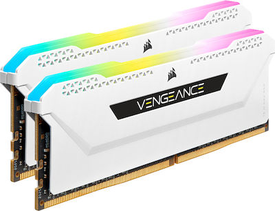 Corsair Vengeance RGB Pro SL 16GB DDR4 RAM με 2 Modules (2x8GB) και Ταχύτητα 3600 για Desktop