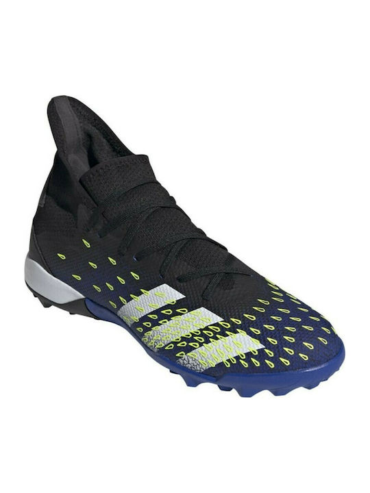 adidas Predator Freak.3 Футболни Обувки с Гумена Подметка Основно Черно / Облачно Бяло / Соларно Жълто