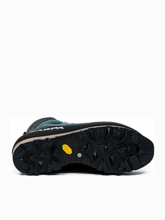 Scarpa Mont Blanc GTX Men's Waterproof Hiking Boots with Gore-Tex Membrane Blue